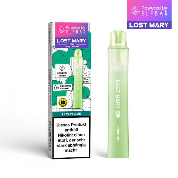 Lost Mary 800 Einweg E-Zigarette - Lemon Lime