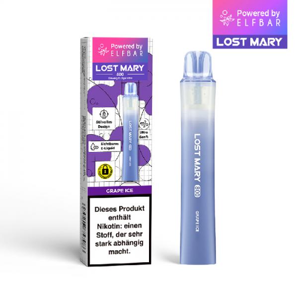 Lost Mary 800 Einweg E-Zigarette - Grape Ice