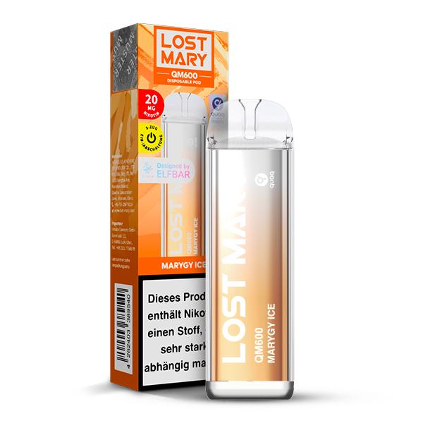 Lost Mary QM600 Einweg E-Zigarette - Marygy Ice