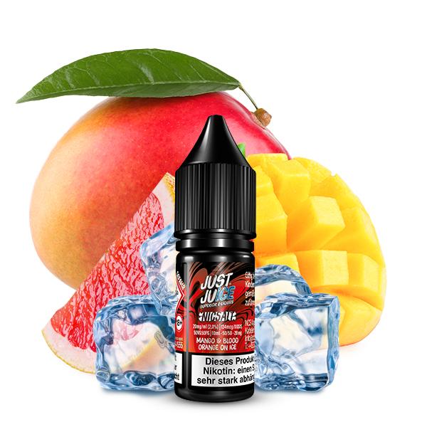 JUST JUICE Mango &amp; Blood Orange on Ice Nikotinsalz Liquid 10 ml