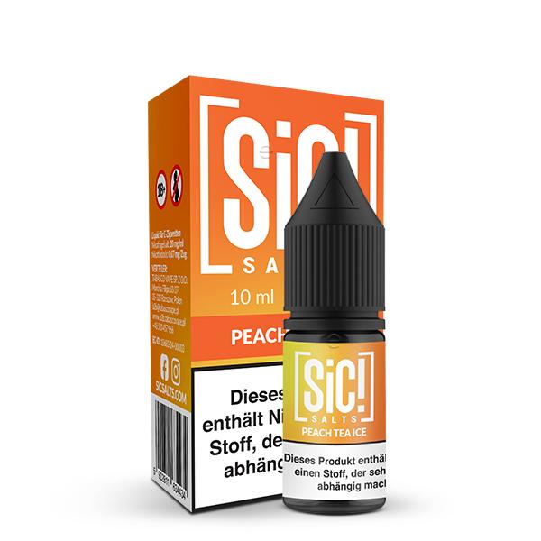 SIC! Peach Tea Ice Nikotinsalz Liquid 10 ml