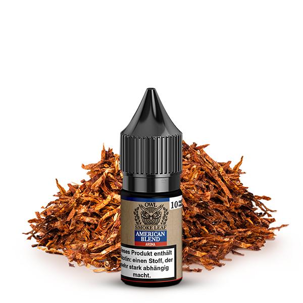 OWL SMOKE LEAF American Blend Tobacco Nikotinsalz Liquid 10 ml