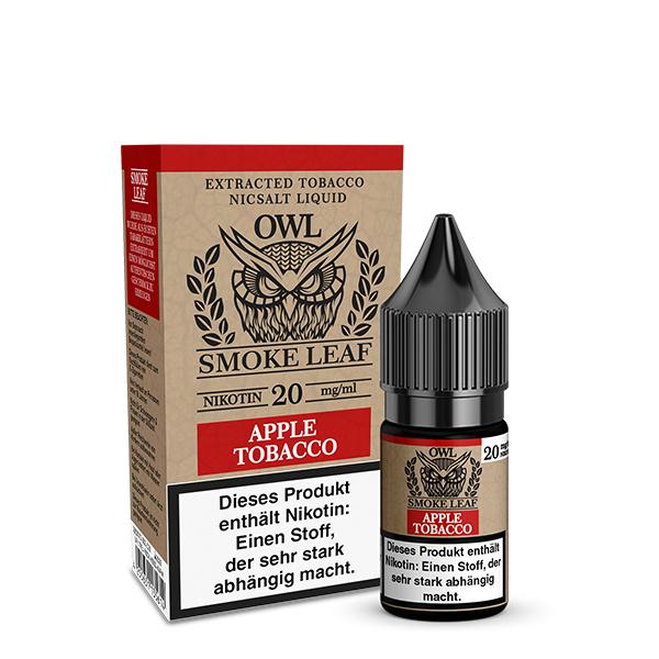 OWL SMOKE LEAF Apple Tobacco Nikotinsalz Liquid 10 ml