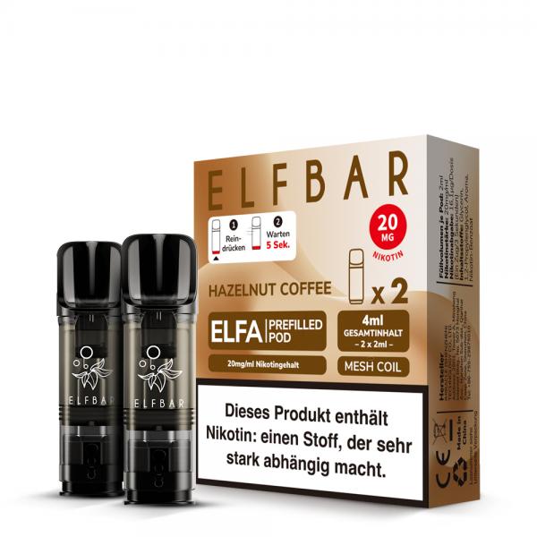 2x Elfbar ELFA Pod - Hazelnut Coffee