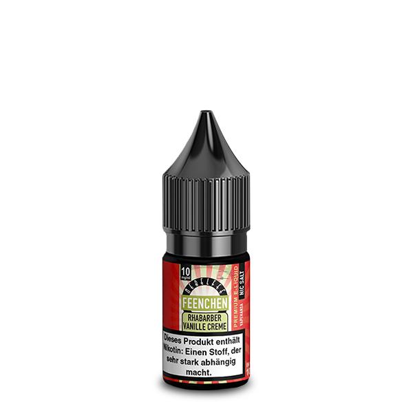 NEBELFEE Rhabarber Vanillecreme Feenchen Nikotinsalz Liquid 10ml