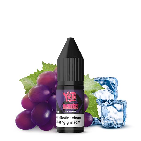 YETI OVERDOSED Red Grape Ice Nikotinsalz Liquid 10 ml