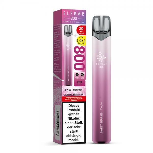 Elfbar 800 Einweg E-Zigarette - Sweet Berries