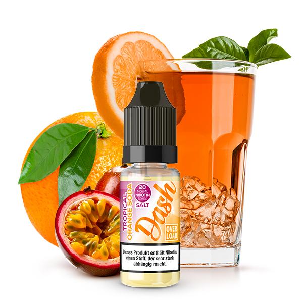 DASH LIQUIDS OVERLOAD Tropical Orange Soda Nikotinsalz Liquid 10ml