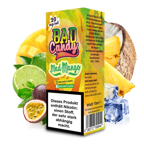 BAD CANDY Mad Mango Nikotinsalz Liquid 10 ml