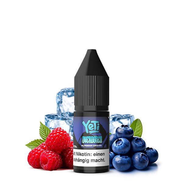 YETI OVERDOSED Blueberry Razz Ice Nikotinsalz Liquid 10 ml