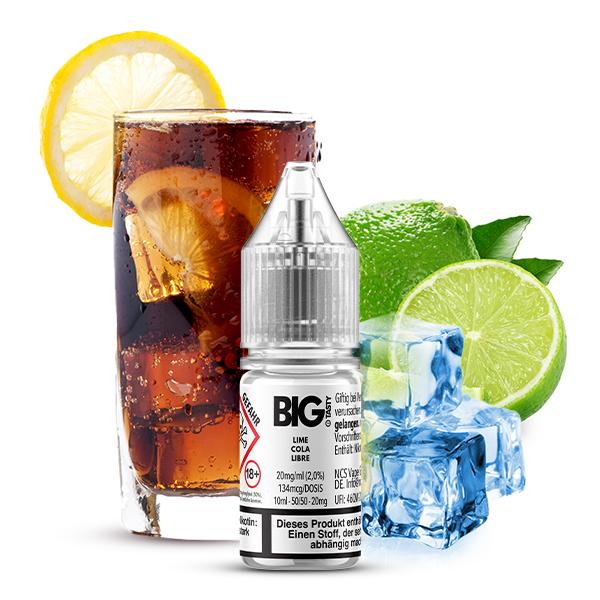 BIG TASTY Lime Cola Libre Nikotinsalz Liquid 10 ml