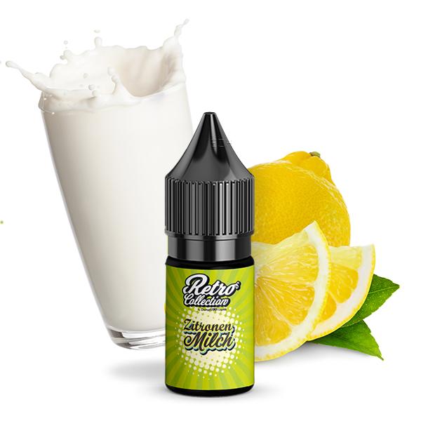 DAMPFSTAR Retro Zitronen Milch Nikotinsalz Liquid 10 ml