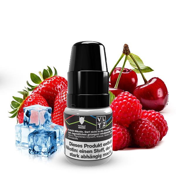 VLTZ Ice Erdbeere Himbeere Kirsche Nikotinsalz Liquid 10ml