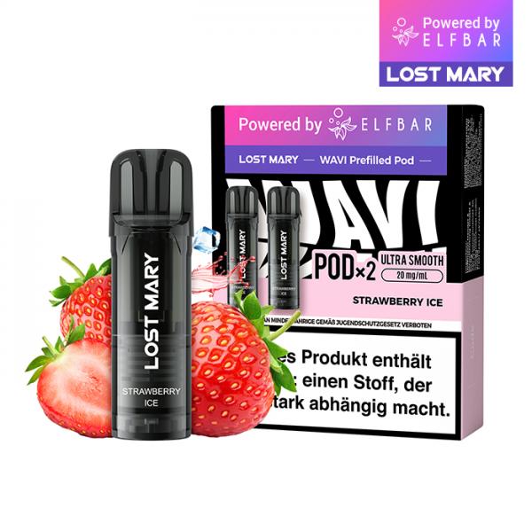 2x Lost Mary Wavi Pod - Strawberry Ice