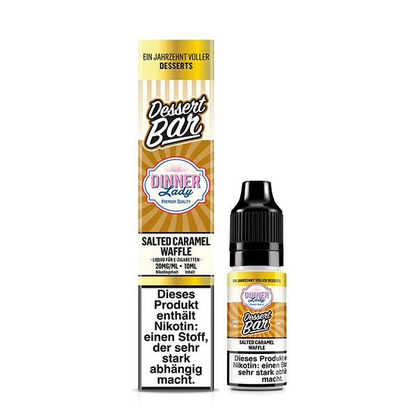 DINNER LADY Salted Caramel Waffle Nikotinsalz Liquid 10 ml