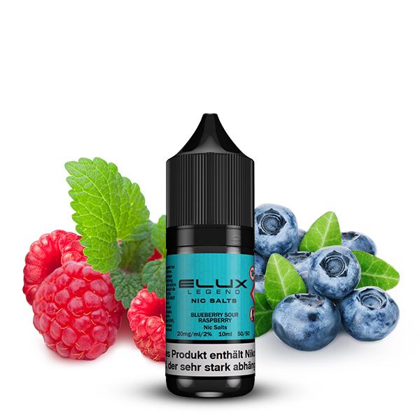 ELUX Blueberry Sour Raspberry Nikotinsalz Liquid 10 ml