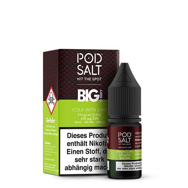 POD SALT FUSION Cola with Lime Nikotinsalz Liquid 10 ml
