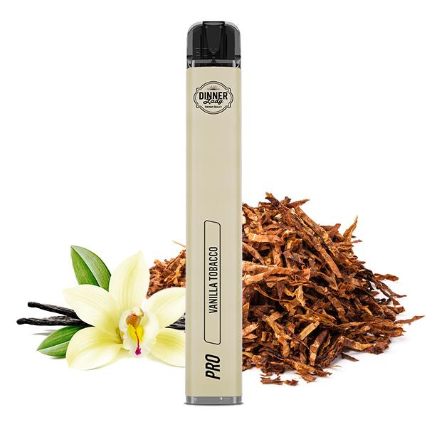 Dinner Lady Vape Pen Pro Einweg E-Zigarette - Vanilla Tobacco