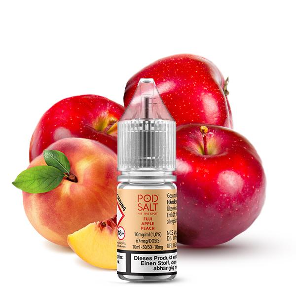 POD SALT XTRA Fuji Apple Peach Nikotinsalz Liquid 10 ml