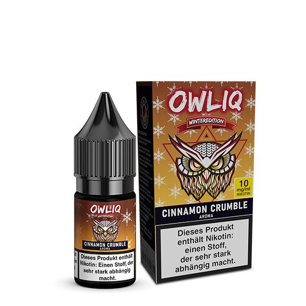 OWLIQ Winteredition Cinnamon Crumble Nikotinsalz Liquid 10 ml